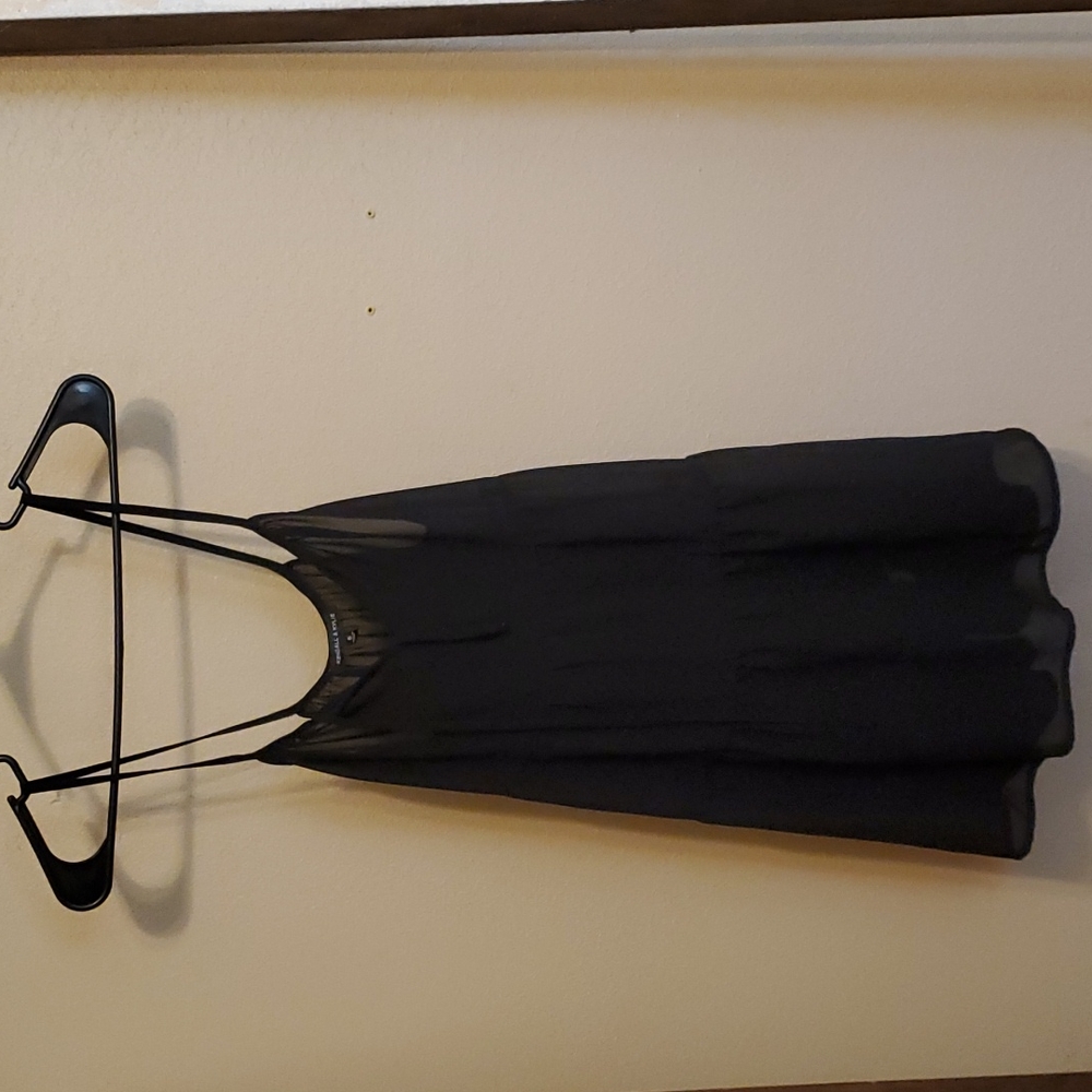 Black, Sheer Dress